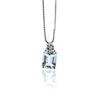 Collar Mirco Visconti Mujer in Oro blanco Acquamarina 1.88 Ct II56/10AC - II56/10AC